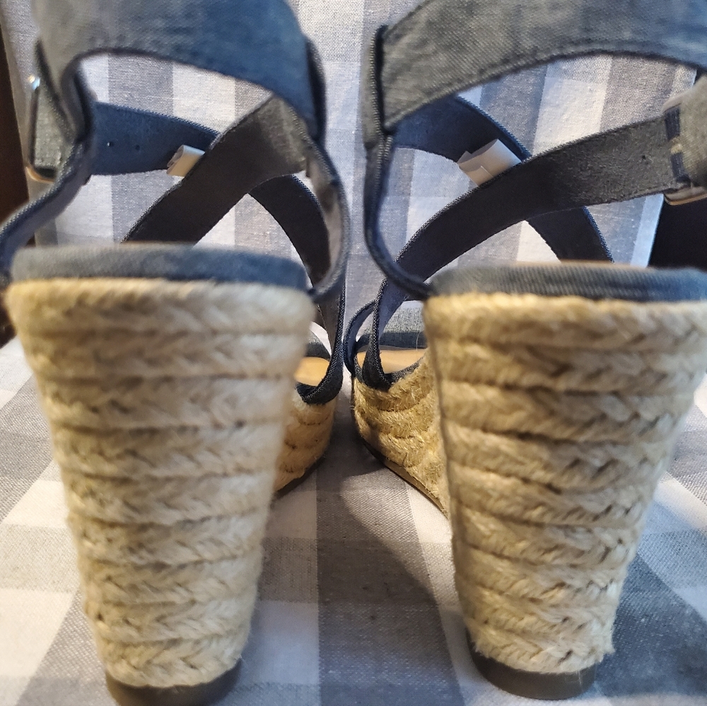 Gap Denim Espadrille Style Sandals View 3
